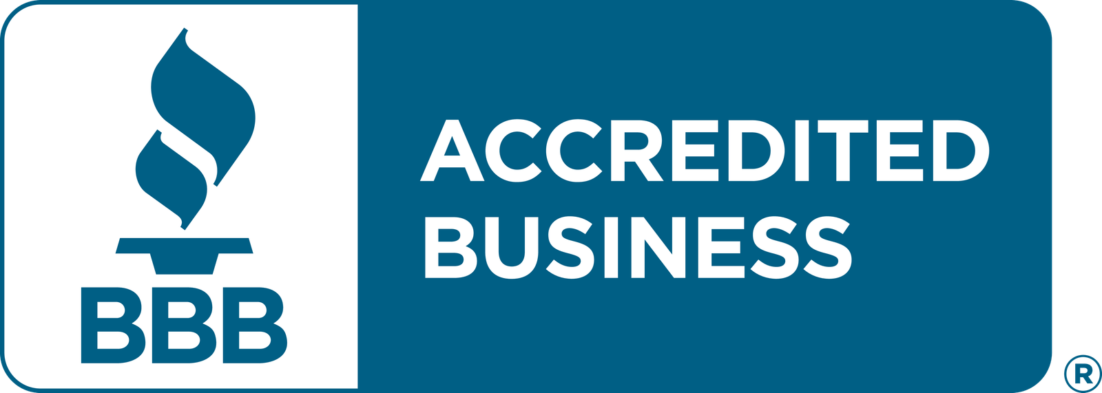 Sample BBB accreditation badge
